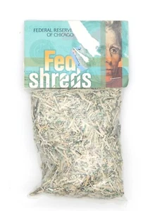 Fed Shreds Federal Reserve Bank of Chicago 34 Shredded Bills Approximately $364 - Picture 1 of 4