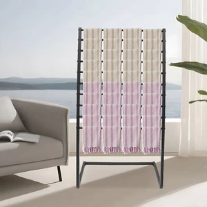 Schal Display Ständer, 10 Ebenen Metall Schal Halter Organizer, Freistehender Schal Ra - Bild 1 von 17