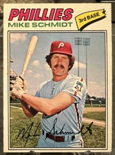 1977 O-Pee-Chee MIKE SCHMIDT #245 NM-MT Philadelphia Phillies Team HOF vtg 