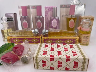 Set of 9 Avon Perfumes plus Silverplated Hostess Bell- #2024.62 - Image 1 of 3