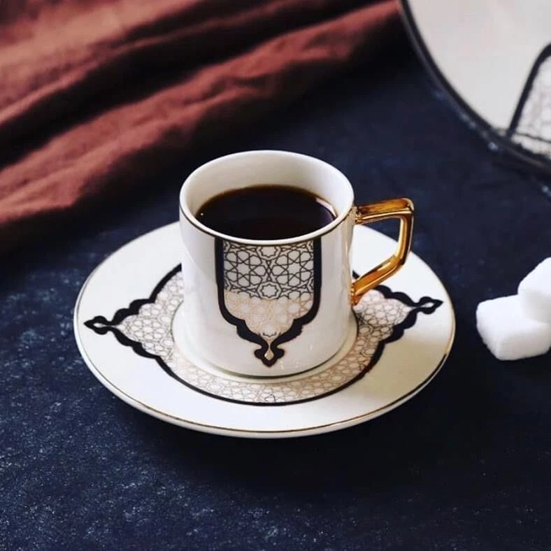 Набор из 6 турецких кофейных чашек - Изображение 1 из 1