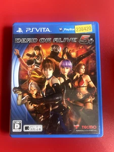 Dead or Alive 5 Plus PlayStation PS VITA NTSC-J Japanese VGC w/ Manual FAST DEL - Picture 1 of 3