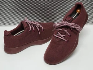 Allbirds burgunderrot Herren Größe 12 Merinowolle Runner's WR M12 Gerste getragen gebraucht, in einwandfreiem Zustand - Bild 1 von 10