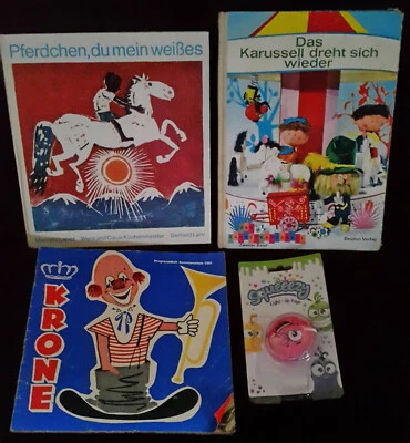 Kleinkinder-Set Bücher Pferdchen Karussell Programmheft Zirkus Krone JOJO 4tlg - Bild 1 von 4