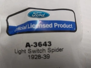 1928-29 Ford Model A Light Switch Spider, A3643 - Picture 1 of 7