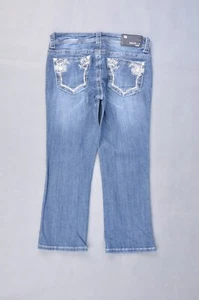 Jeans GRACE IN LA denim CAPRI CROP denim elasticizzato resistente taglia 27 #WG-1294 - Foto 1 di 5