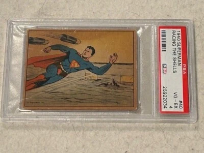 1940 Superman #40 Racing The Shells PSA 4 - Image 1 of 3