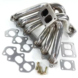 T4Turbo Exhaust Mailfold For Toyota Supra JZA80 Aristo JZS147 JZS161 2JZ-GTE 3.0 - Picture 1 of 5