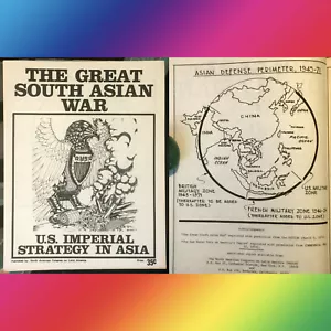The Great SOUTH ASIAN WAR US Imperial Strategy 1971 Vietnam War Booklet Politics - Imagen 1 de 5
