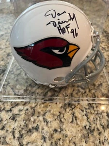 Dan Dierdorf Signed Arizona Cardinals VSR4 Replica Mini Helmet - Picture 1 of 2