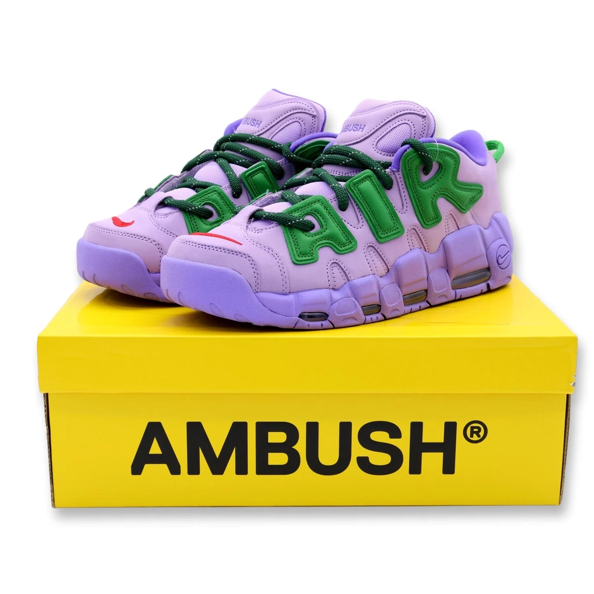 AMBUSH × NIKE AIR MORE UPTEMPO LOW 27.5 Air More Uptempo Low x AMBUSH 'Lilac and Apple Green' (FB1299-500