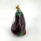 Decorative Candle Eggplant Shaped - New In Box