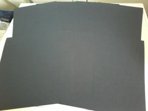 10X CARTONE BLU CON RILIEVO 1 LATO PER SCRAPBOOKING 30X21 CM (Y) - Foto 1 di 2