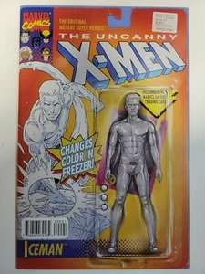 Uncanny X-Men #600 Marvel 2015 Iceman Action Figure Variant 9.4 Near Mint - Picture 1 of 2