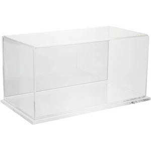 Plymor Clear Acrylic Display Case with Clear Base (Mirror Back), 10" x 5" x 5" - Picture 1 of 2