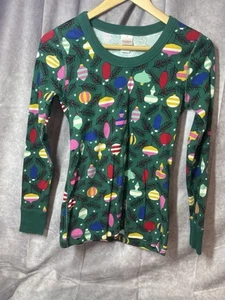 HANNA ANDERSSON Damen Long John Top Gr. XS Mehrfarbig Bio Baumwolle Ornamente - Bild 1 von 5