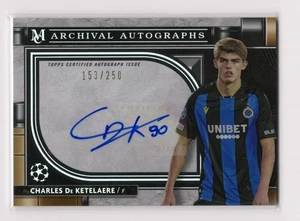 2021-22 Topps Museum UCL - Charles De Ketelaere - /250 Auto - Picture 1 of 1