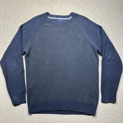 Suéter Pullover Azul American Rag Algodón Cuello Redondo Para Hombre Foto 1 de 4