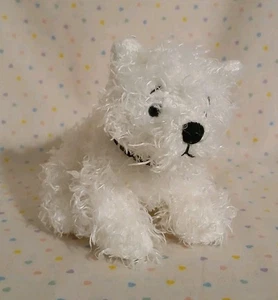 Ganz Soft Spot Westie White Puppy Dog Mini  Stuffed Animal Plush Toy 4" H4999 - Picture 1 of 7