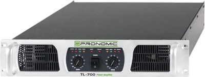 Amplificatore Finale di Potenza 19" Rack 2 Canali Clip Limiter PA DJ Disco 3200W - Immagine 1 di 4