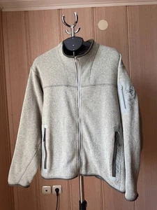 CHAQUETA ARCTERYX SENDERISMO AL AIRE LIBRE POLARTEC POLAR GRIS CREMALLERA COMPLETA CHAQUETA PARA HOMBRE L-XL - Imagen 1 de 20