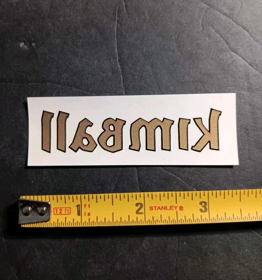 KIMBALL  -  Piano Fallboard Decal  / Sticker  - Image 1 of 1