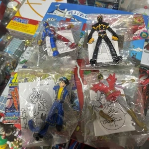 Kikaider Hakaider etc figure mini doll set 4 retro anime Tokusatsu Japan m654 - Picture 1 of 3