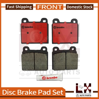 Juego de 1 pastillas de freno de disco delanteras Brembo para Volkswagen Vanagon 1984-1985 Foto 1 de 3