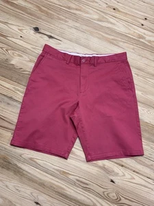 Old Navy Shorts Men’s Size 34 Ultimate Slim Red Flat Front Casual - Picture 1 of 7