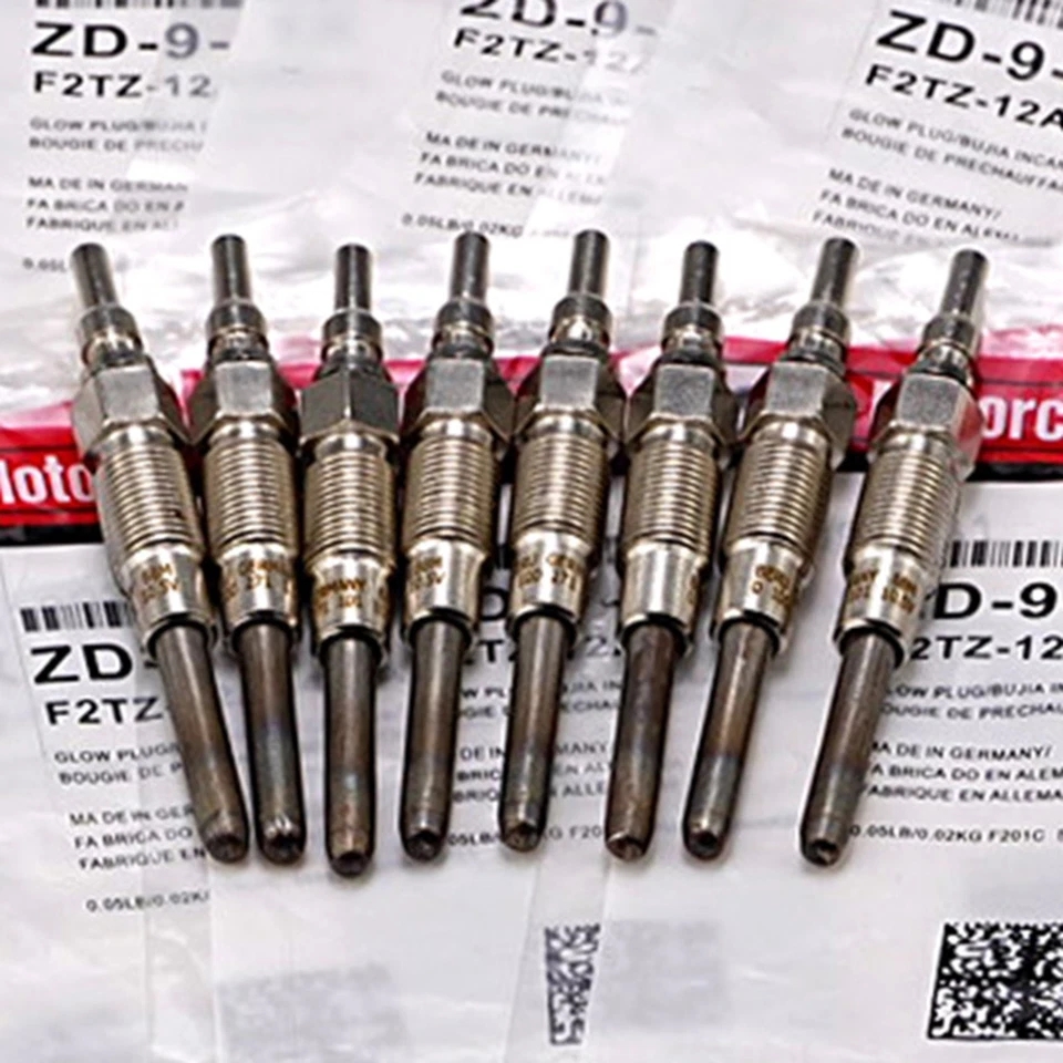 8x Bujías incandescentes diésel OEM ZD09 F2TZ12A342A para Ford F250 F350 F59 1987-1994 7,3 L Foto 1 de 4