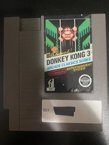Donkey Kong 3 - NES Nintendo Entertainment System - Nintendo - Akzeptabler Zustand - Bild 1 von 3