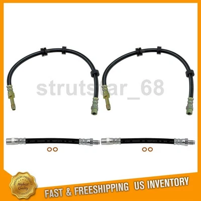 4 前后制动线制动软管适用于大众高尔夫 1.8L 2.0L 1.9L 2.8L — 第 1/4 张图片