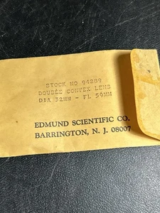 Edmund Optics #94257. Handelsübliche doppelkonvexe Linse Durchmesser 32 mm - FL 59 MM - Bild 1 von 2