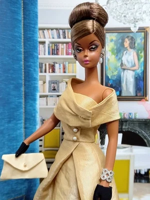 Barbie Tenue Ooak Pour Barbie Silkstone Fashion Model / Handmade outfit - Imagen 1 de 4