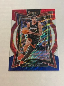 2024-25 PANINI SELECT KEL'EL WARE #66 RED WHITE & BLUE TRI COLOR ROOKIE HEAT TT1 - Picture 1 of 2