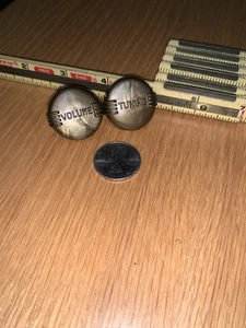Vintage Montgomery Ward Airline Radio Knobs Original Plastic - Picture 1 of 5