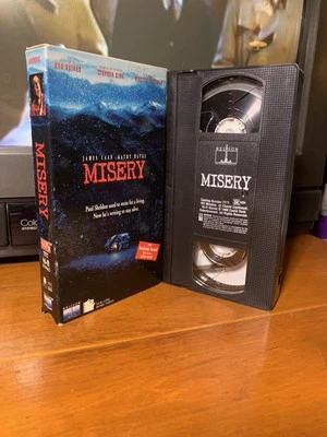 Misery VHS 1991 Nelson Entertainment used good condition classic stephen king Foto 1 de 2