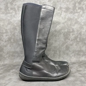 Vivo Barefoot Ryder II Black Leather Knee High Boots Women's Size EU 39 / US 8 - Picture 1 of 22