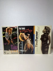 Tina Turner VHS Lot Live Private Dancer Tour Barcelona 1990 Celebrate Best Of - Imagen 1 de 12