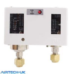 Dual Pressure Control Switch Refrigeration LP Auto HP Manual Reset  - Picture 1 of 2