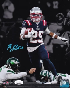 Foto firmada de MARCUS JONES de los New England Patriots 8x10 (JSA Testified Protect Certificado de autenticidad) - Imagen 1 de 6