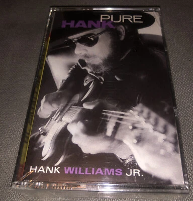  Hank Williams Jr. ‎Pure Hank NEW SEALED 1991 Cassette Tape Warner Bros Country  - Image 1 of 3