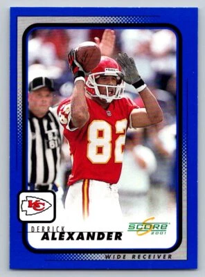 2001 Score #97 Derrick Alexander Kansas City Chiefs - Image 1 of 2