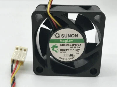 SUNON KDE2404PKVX 4020 24V 1.5W 4CM 3-wire cooling fan - Image 1 of 3