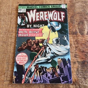 Werewolf by Night #33 Moon Knight App Marvel Comic Book Sept 1975 - Picture 1 of 9