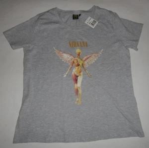 NIRVANA IN UTERO Damen T-Shirt Grundge Music Musik CD/LP-Cover S/Small Frauen - Bild 1 von 5