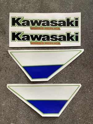 Conjunto de decalques/kit de adesivos kawasaki KX500 1986 Sudário - Imagem 1 de 3