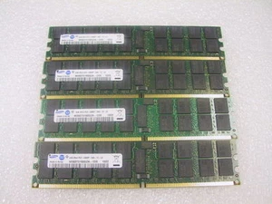 16GB 4X4GB Samsung DDR2 667MHz PC2-5300P ECC M393T5160QZA-CE6 TESTED - Picture 1 of 1