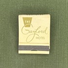 The Gaylord Hotel Los Angeles California Rare Vintage Matchbook Unstruck