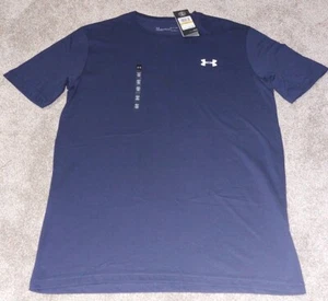 New! Under Armour Heatgear Men's Size Small Navy Blue T-shirt - Picture 1 of 5